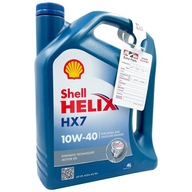 Motorový olej Shell HX7 10w40 4L polosyntetický + prívesok zdarma