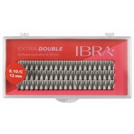 Ibra, Extra Double, Kępki rzęs knot-free, 0,10-12