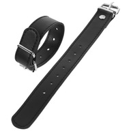 1 ПАРА ШКІРЯНИХ РЕМЕНІВ ДЛЯ ДИТЯЧОГО ВЕЛОСИПЕДНОГО КОШИКА, ЧОРНІ