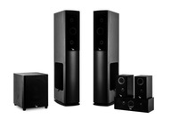 ZESTAW 5 KOLUMN + SUBWOOFER KINO DOMOWE 5.1 +KABEL