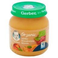 Gerber Organic deser jabłko, brzoskwinia i morela