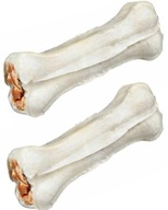 Przysmak kość Denta Fun nadziewana KACZKĄ 2x10cm