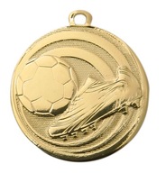 Złoty Medal piłka nożna R-32 mm , wstążka