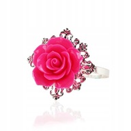 Prstene na svadobné obrúsky Ruže 10 ks