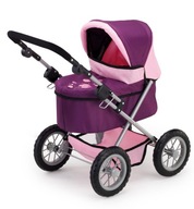 Bayer Hlboký kočík pre bábiku Trendy ružovo-fialová 13057AA