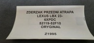 front bumper grille LEXUS LBX 23- 6XPDC original 52119-52F10