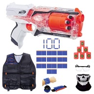 NERF ELITE STRONGARM +106x STRZAŁKI MEGADODATKI