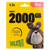 Starter PLUSH PLUS 5zł na kartę 12GB NA 15 DNI