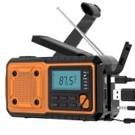 4000MAH-S NAPELEMES RÁDIÓ HOSSZÚ ANTENNÁVAL HEGYMÁSZÁSHOZ ÉS KEMPINGEZÉSHEZ