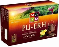 Herbata SIR ROGER Pu-erh Lemon 80 saszetek x 1,5g