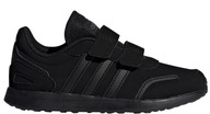 30 BUTY DZIECIĘCE ADIDAS CZARNE NA RZEPY FW9308