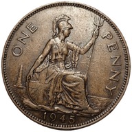 One penny 1945 Wielka Brytania