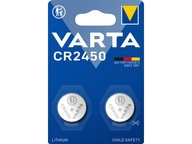 Litiová batéria Varta CR2450 2 ks