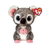 BEANIE BOOS KARLI - SZARY KOLA 15CM