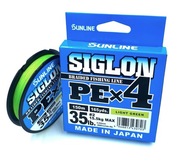 Sunline Siglon PE x4 #2.0 0.242 15,5kg limonka 150m