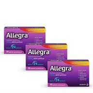 Zestaw 3x Allegra 120 mg, 10tabl.