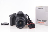 Zrkadlovka Canon EOS 2000D + 18-55mm IS II, najazdených 6973 fotografií