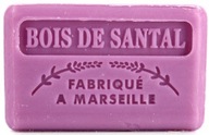 Delikatne Francuskie mydło Marsylskie BOIS DE SANTAL DRZEWO SANDAŁOWE 125 g