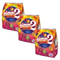 Pakiet 3szt NIMM2 Lizaki z sokiem owocowym 80g 8sz