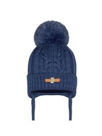 Czapka Denim Barbaras Pompon WX24 44/46