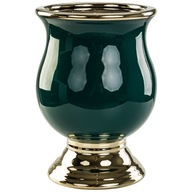 Váza Fľašková zelená Glamour Urna 14,5x21cm