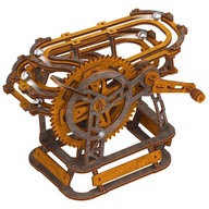 Marbl Run Drevená mechanická guľová dráha 3D Puzzle WOODEN.CITY