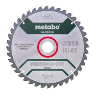 METABO PIŁA TARCZOWA CLASSIC 216x30MM Z40 WZ