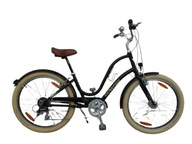 aluminiowy ELECTRA TOWNIE koła 26 24 biegi SHIMANO powystawowy