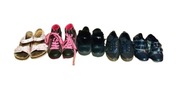 Zestaw komplet butów dziewczynka 32 botki trampki sandały sportowe 5 par
