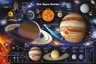 Układ Słoneczny Planety plakat edukacyjny plakaty na ścianę kosmos 61x91,5