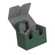 Card Deck Box Sleeved Card Storage Organizer Case for Trading Card Green