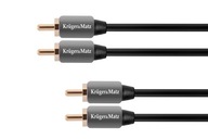 Kabel 2RCA-2RCA 0.5m Kruger&Matz