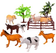 Zvieracie figúrky veľká sada figúrok realistické silné zoo farma darček