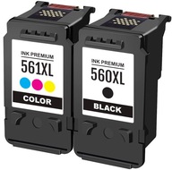 2× Atrament White Box PIXMA TS5350 TS5350a TS5351 TS5352 TS7450 pre Canon čierna (čierna), trojfarebná