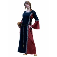 Sukienka średniowiecze Wikingowie Słowianie XS