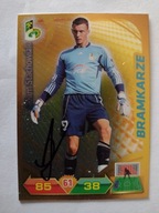 Karta panini autograf GKS Bełchatów Adam Stachowiak Bramkarze