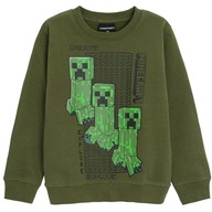 COOL CLUB Bluza chłopięca khaki Minecraft r. 140