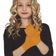 Rukavice pre deti elastické oranžové 17cm