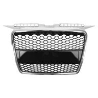 AUDI A3 8P ATRAPA GRILL CZARNA RS LOOK SREBRNA RAM