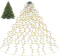 Stromček Svietiace LED 60cm Breza Ozdoba Vianočné Dekorácie Biele Teplé