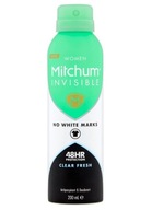 Mitchum Clear Fresh 48H aloe+vitE sprej 200ml bez bielych stôp