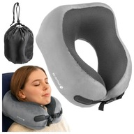 ПОДУШКА ДЛЯ ШИЇ КОРНЕТ ДЛЯ ПОДОРОЖЕЙ В ЛІТАКУ З ПІНОПОЛІУРЕТАНУ З ЕФЕКТОМ ПАМ'ЯТІ