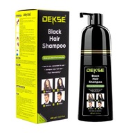 DEKSE Black Hair Shampoo Šampón na farbenie vlasov, čierny 400ml