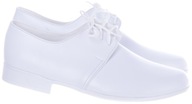 Półbuty Buty Chłopięce Komunijne Wizytowe Białe Eleganckie Gładkie 30