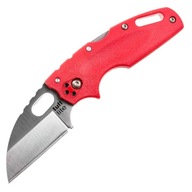 Nóż składany Cold Steel Tuff Lite Red EDC Sheepfoot AUS8A z klipsem