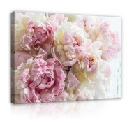 Obraz Pivonky NA PLÁTNE Kvety Do Spálne 100x70