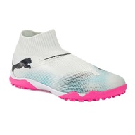 Buty piłkarskie PUMA Future 7 Match+ LL TT white/black/poison pink 40.5 EU