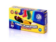 Farby plakatowe ASTRA 6 kolorów - 20 ml