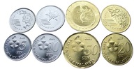 Malezja 2022 - zestaw monet obiegowych ( 4 sztuki ) 5, 10, 20, 50 senów