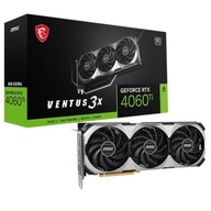 MSI Karta graficzna GeForce RTX 4060 Ti Ventus 3X OC 8GB DDR6 BOX